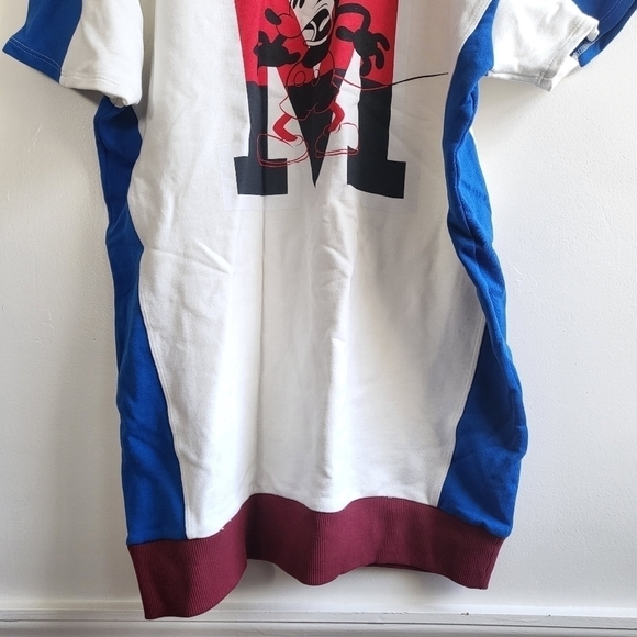 New Zara Disney Mickey Mouse Short Sleeve Shirt Sweater Mini Dress NWT Size M/L - Picture 12 of 16